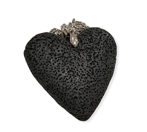 Lava Stone Heart ~ necklace