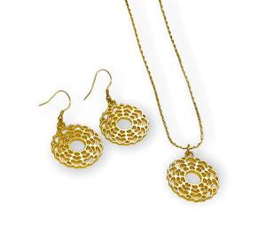 Crown Chakra ~ Necklace & Earrings Ensemble