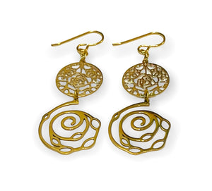 Golden Touch ~ Earrings & Bracelet set