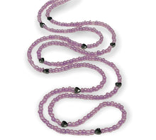 Load image into Gallery viewer, Hematite Hearts Purple Haze ~ Body Beads by 33 Elements
