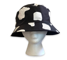 Load image into Gallery viewer, Black White Reversed Bucket Hat
