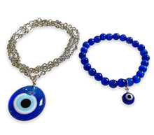 Load image into Gallery viewer, Nazar Energy Protection ~ Necklace &amp; Bracelet
