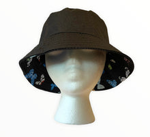 Load image into Gallery viewer, Nightime Butterfly Bucket Hat
