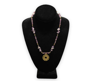 Crown Chakra Amethyst  ~ necklace