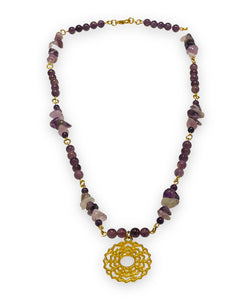 Crown Chakra Amethyst  ~ necklace