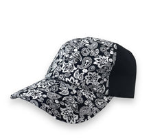 Load image into Gallery viewer, Paisley Stretch Black Cap
